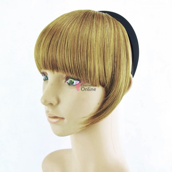 Breton cu suvite laterale din par artificial cu bentita BPE024 Blond Inchis
